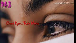 Zindagi Bewafa Hai Ye Mana Magar Chod Kar Rah me Jaoge Tum Agar Cheen launga Main Aasma Se Tumhe💔💔