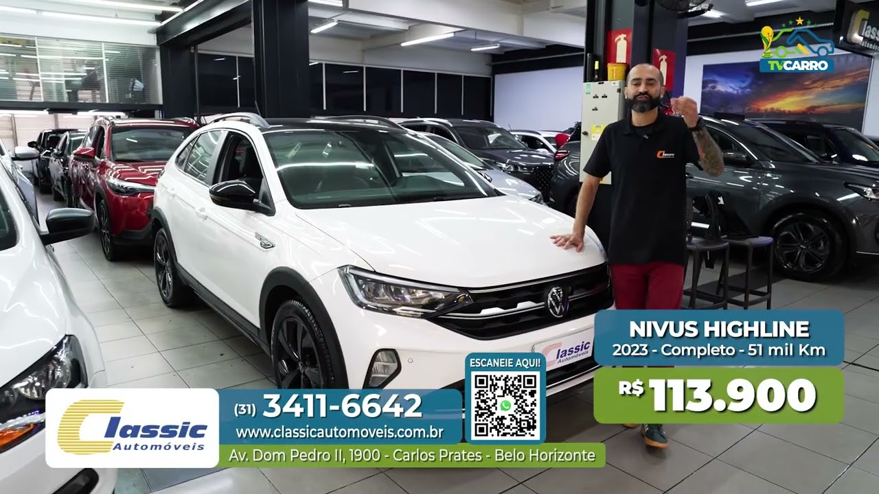 🚗 NIVUS HIGHLINE 2023 - SELEÇÃO DE SEMINOVOS NA CLASSIC AUTOMÓVEIS