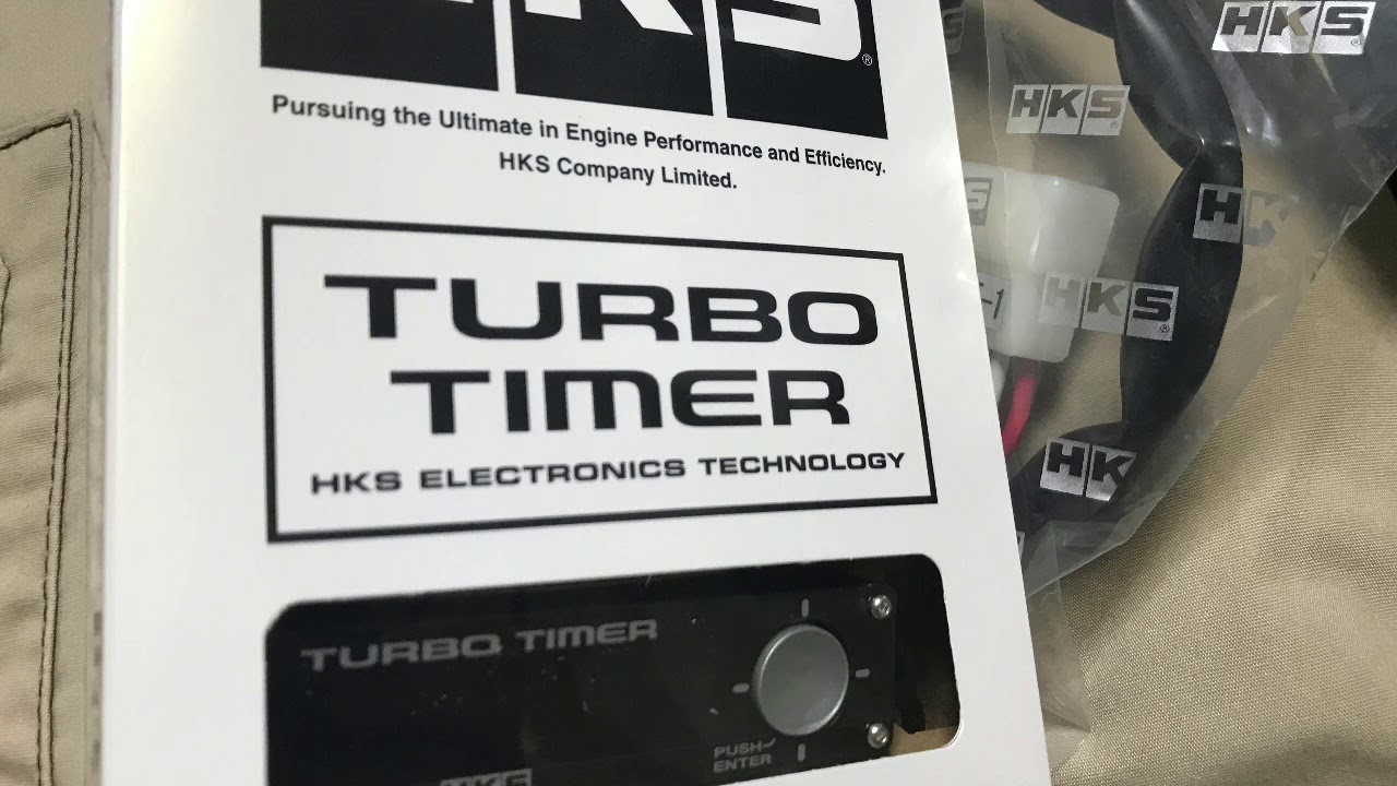HKSターボタイマーtype 1取り付け - YouTube