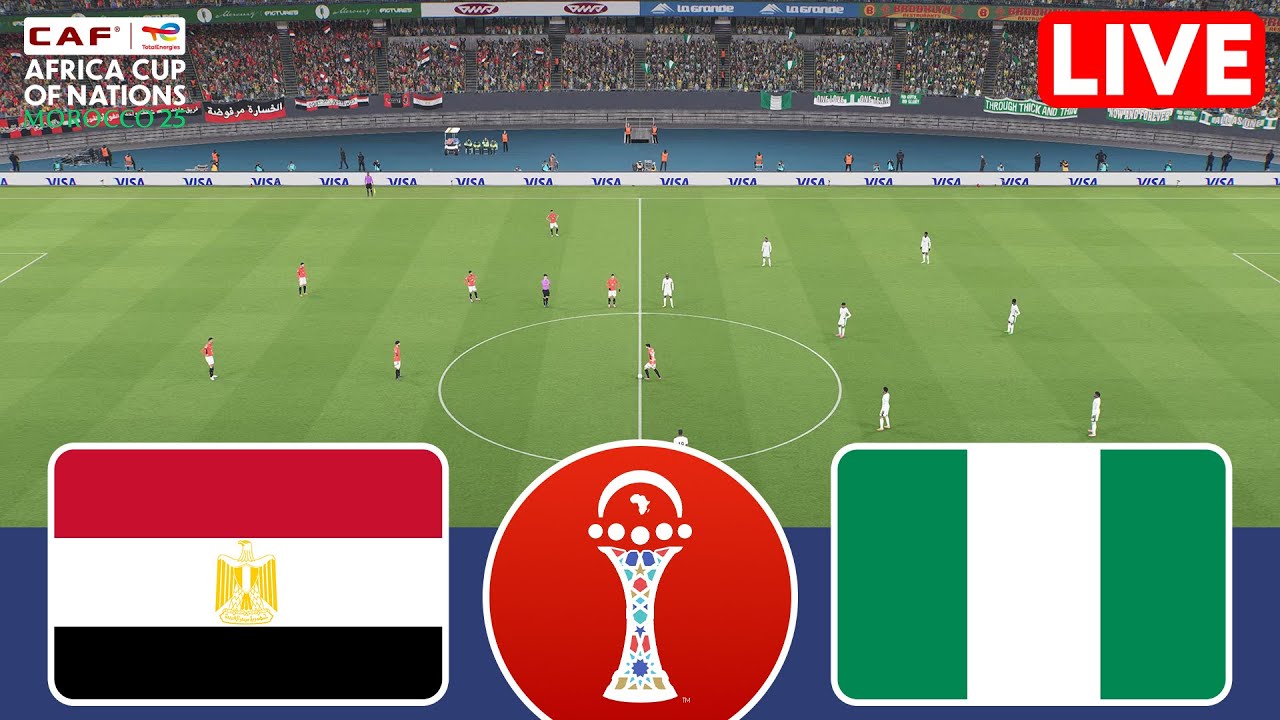 🔴 Egypt vs Nigeria - Africa Cup of Nations 2025 3rd Place | Full Match eFootball 2026 Gameplay
