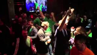 08/10/2015 - Amazing scenes as Northern Ireland qualify for the Euros.
