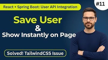 React + Spring Boot User API Integration | Save Form Data & Fetch User List | TailwindCSS Fix