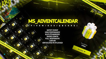 [FiveM - ESX - QBCore] Advent Calendar System - ms_adventcalendar