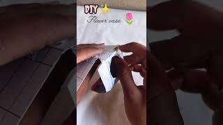 DIY Dice Flower Vase🎲 | Best Out Of Waste.#art #diy #viralshort
