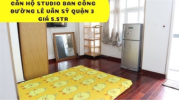 Căn hộ studio ban công giá 5tr5 đường Lê Văn Sỹ Quận 3 TPHCM I SINVAHOME