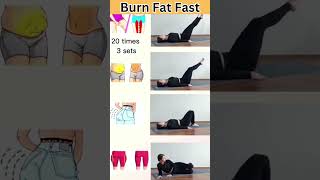 Yoga Pilates | Burn Fat Fast With These 4 Exercises #shorts #youtubeshorts #fitness #ytshorts