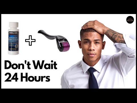 how-long-to-wait-before-applying-minoxidil-after-dermarolling?
