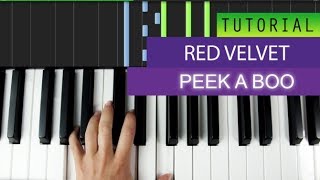 Red Velvet - Peek A Boo - Piano Tutorial + MIDI Download