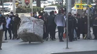 Urfada Arabalar Değil , Insanlar Birbirine Çarptı