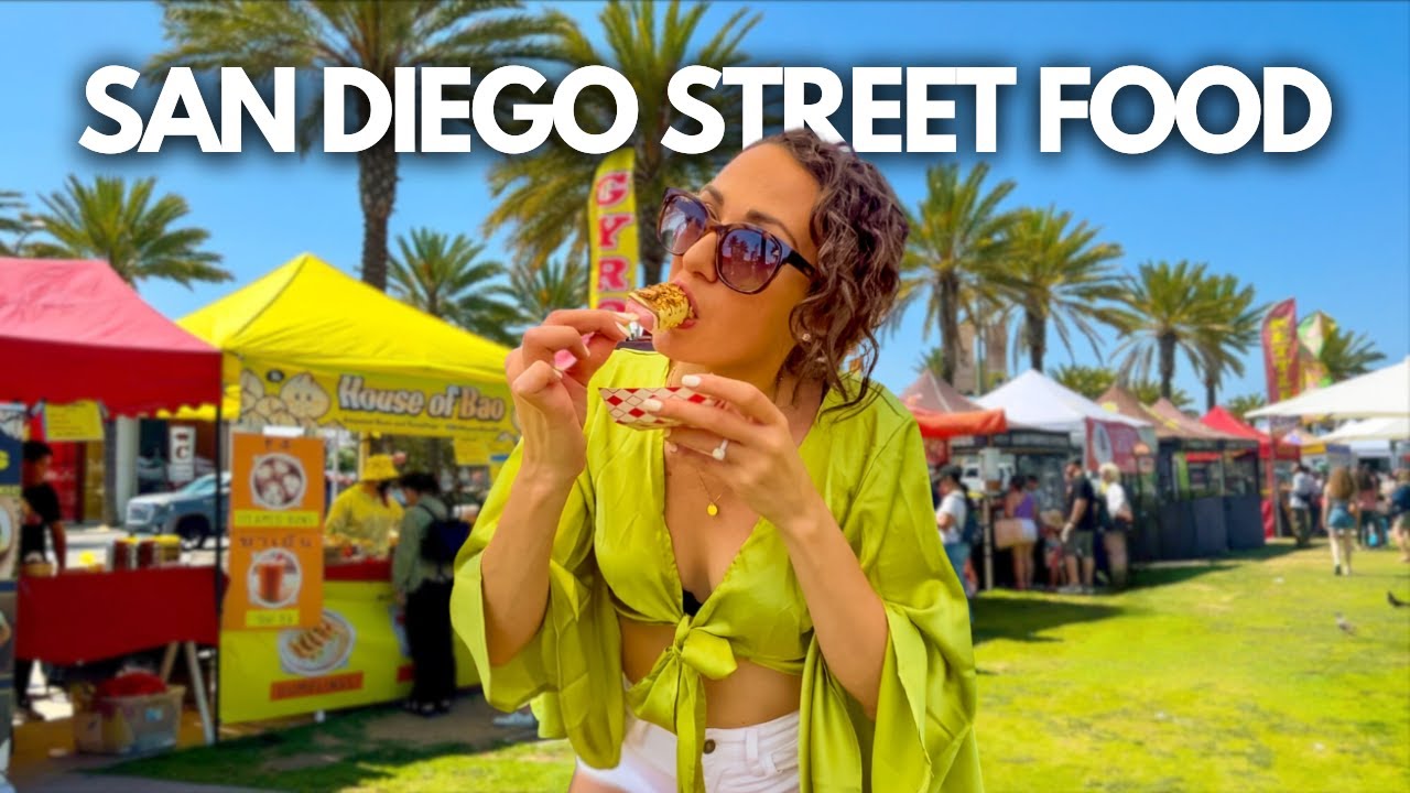 The Best San Diego Street Food Market in California! 🌴