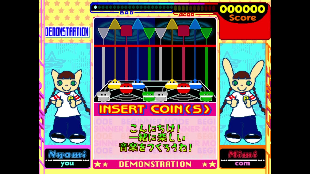 pop'n stage ex] Title & Demo Loop - YouTube