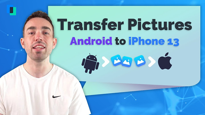 Can you transfer pictures from an android to an iphone