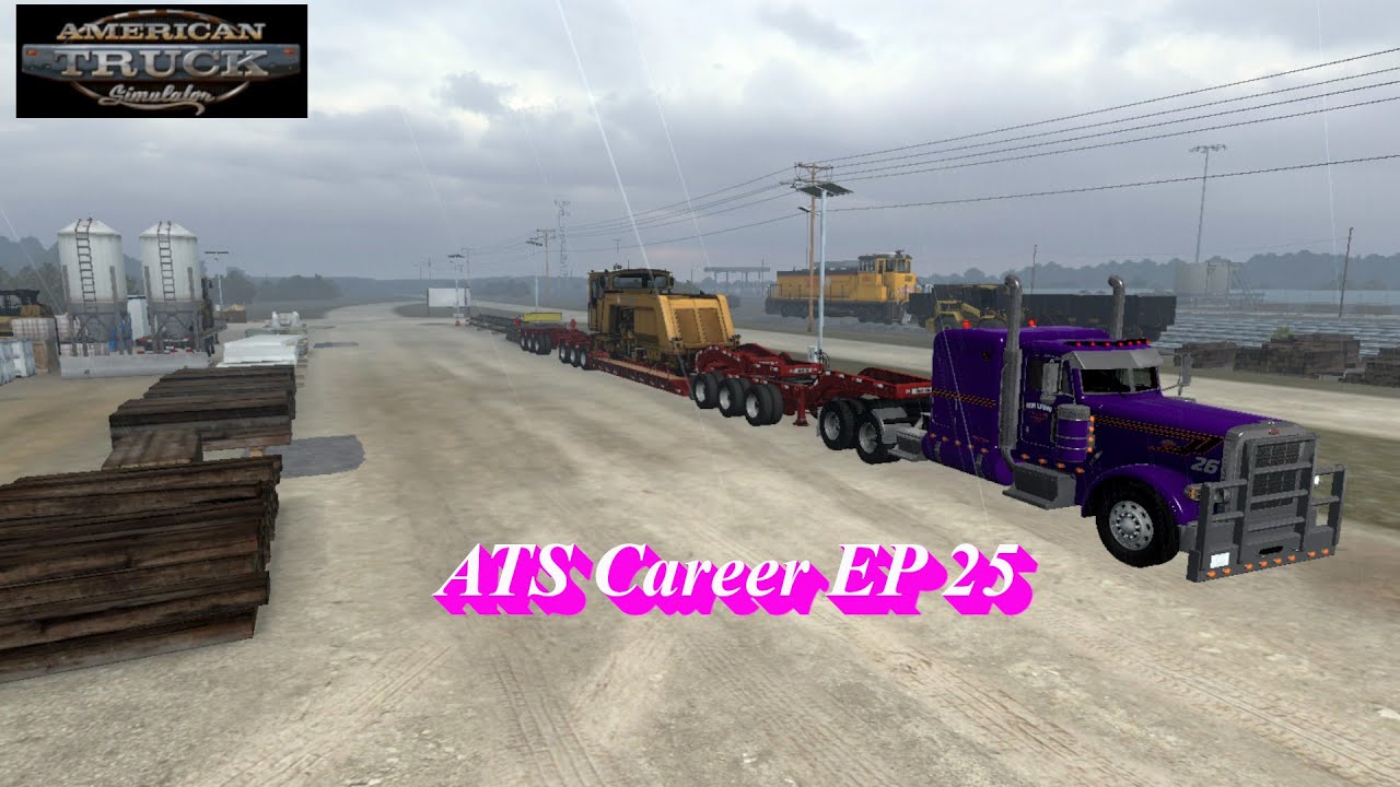 ATS Career EP 25 part 1 of Trucking from Laredo TX to Amarillo TX with