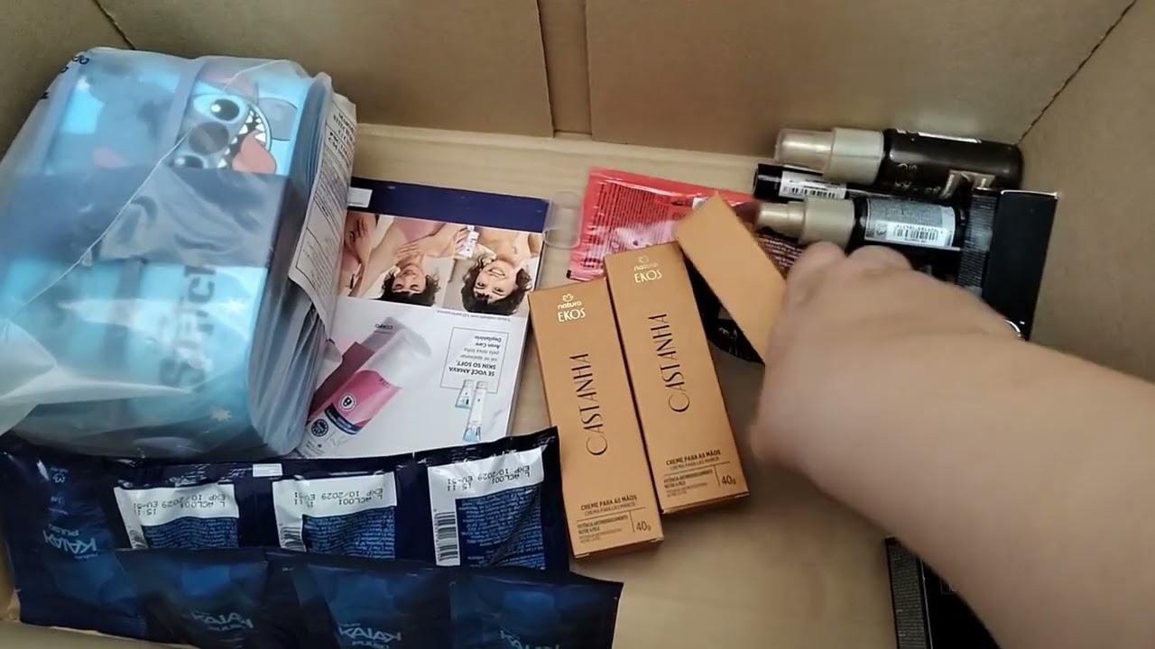 Pequena abertura caixa Natura ciclo 03/2026