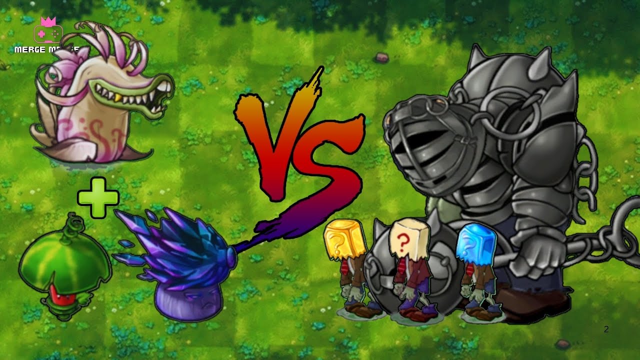 PvZ Fusion 2.1.6 : Garlizilla + Doominator Shroom + Umbrella Rind VS ...