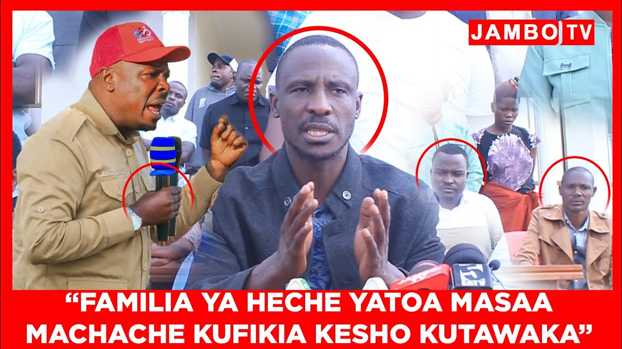 FAMILIA YA HECHE YAKUTANA NA KUTOA TAMKO ZITO