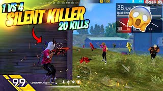 SOLO VS SQUAD RANK🔥 20 KILLS OVERPOWER GAMEPLAY - Neel Gaming