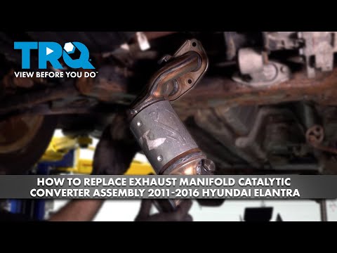 How to Replace Exhaust Manifold Catalytic Converter Assembly 2011-2016 Hyundai Elantra