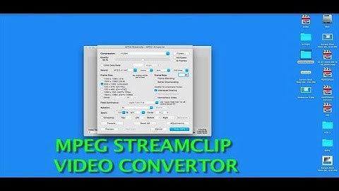 How To Compress Video for youtube & Web with MPEG Streamclip