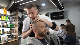 Some Turkish Barber Experience Loading ASMR Head Massage Face Massage Back Massage