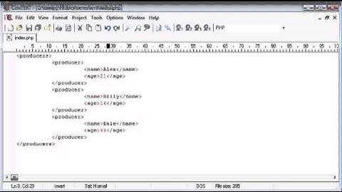 Beginner PHP Tutorial  104 - An Introduction to XML