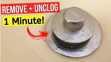 How To Easily Remove Bathtub Drain Plug Stopper & UNCLOG DRAIN in 1 MINUTE! -Jonny DIY