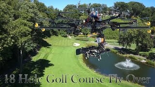 Golf Course 18 Hole Interactive Drone Flyover