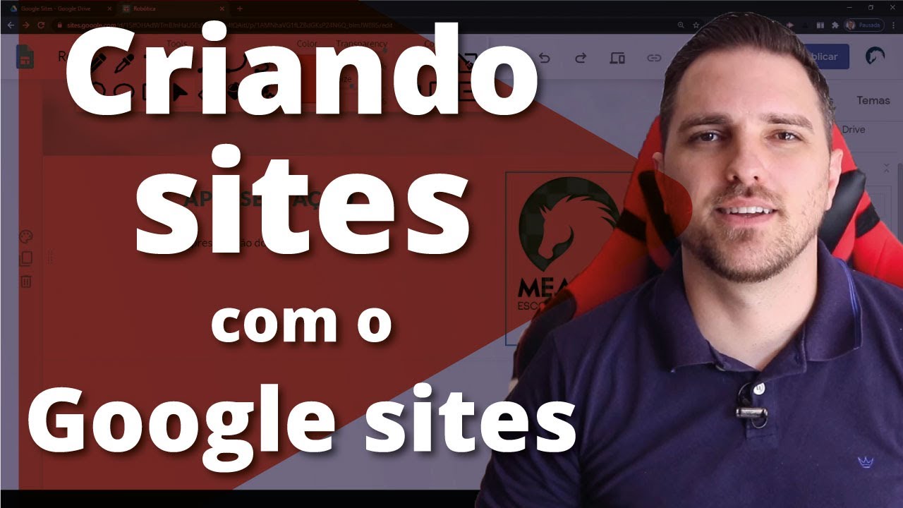 Criando sites com o Google sites