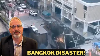Catastrophic Collapse of Roadway in Bangkok Thailand into Underground Excavations