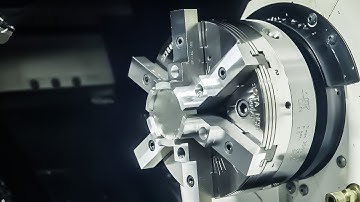 Machining Custom Jaws for Schunk 6-Jaw Power Chuck | Dual Chuck Handoff While in Motion | NLX-2500
