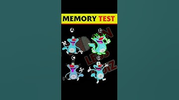 Memory Test 🤯|| Riddles And puzzles For Iq Test || #quiztime #shorts