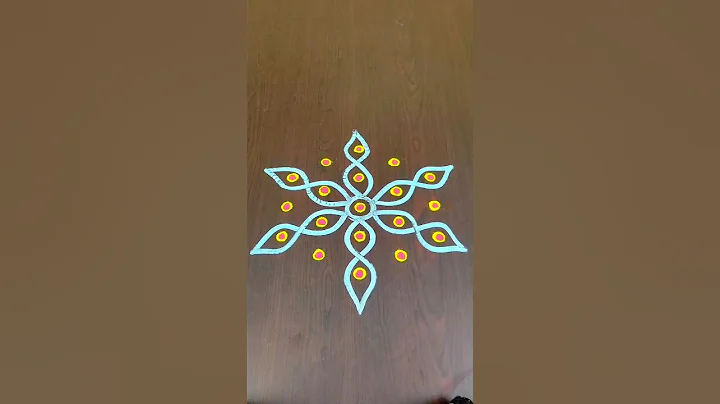 Easy Kolam For Beginners @RoopaRangoli #shorts #rangoli #kolam #muggulu #padikolam #kolangal