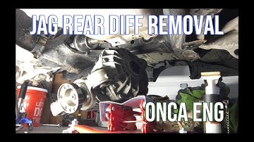 Rear Diff Removal for Jag F-Type