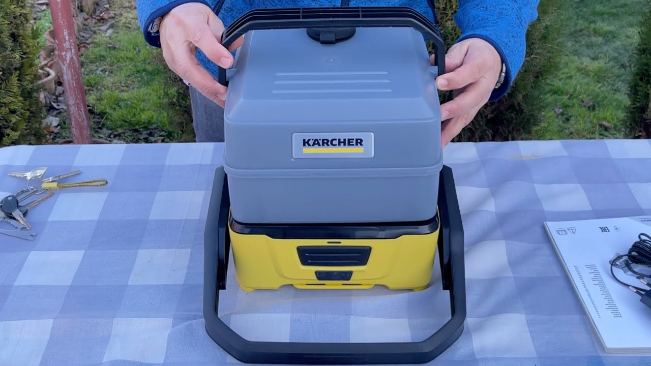 Unboxing the KARCHER OC3 PLUS Mobile Outdoor Cleaner 