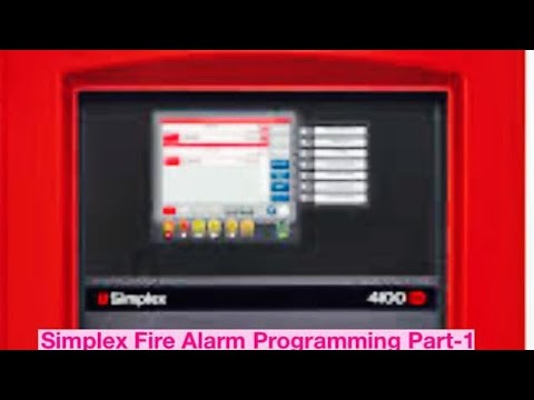 Simplex Fire Alarm Programming Part-1 - YouTube