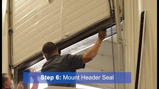 SEALEZE Overhead Door installation video