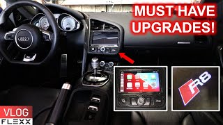 R8 Mods: NEW Android screen, Apple CarPlay, and more installed on my 2014 Audi R8 (Gen1)