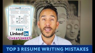 Resume Writing Webinar - "New Year, New Job, New YOU!" (FREE "Perfect LinkedIn Profile" Cheat Sheet)