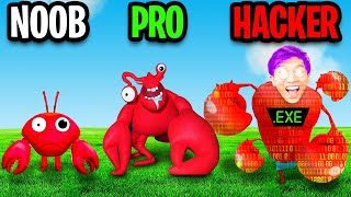 FUNNIEST NOOB vs PRO vs HACKER APP GAMES! (MERGE MONSTERS, DOG SIMULATOR, & MORE) *TRY NOT TO LAUGH* screenshot 3