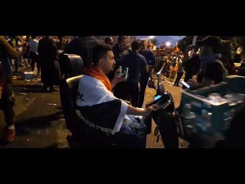 معقوق يشارك في مظاهرات التحرير