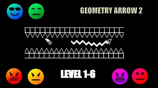 Geometry Arrow 2 - Level 1-6 - Completed