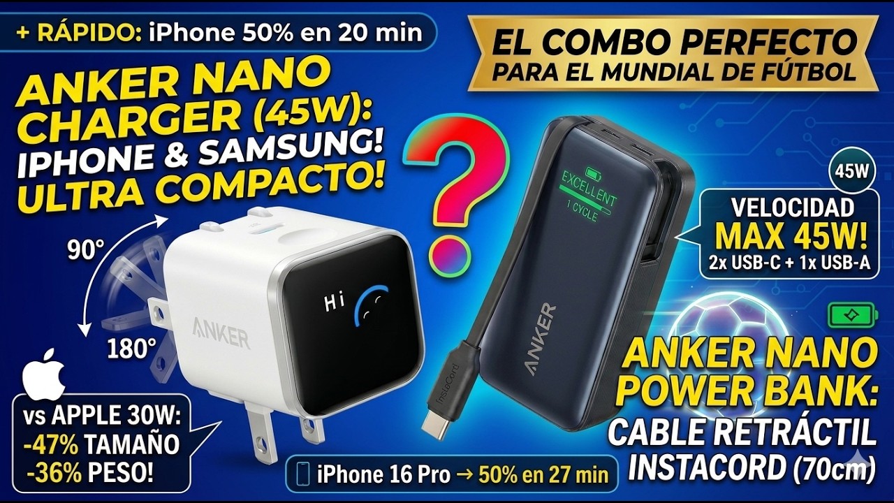 ANKER NANO CHARGE Y ANKER NANO POWER BANK REVIEW ¡LOS CARGADORES ALTA GAMA!