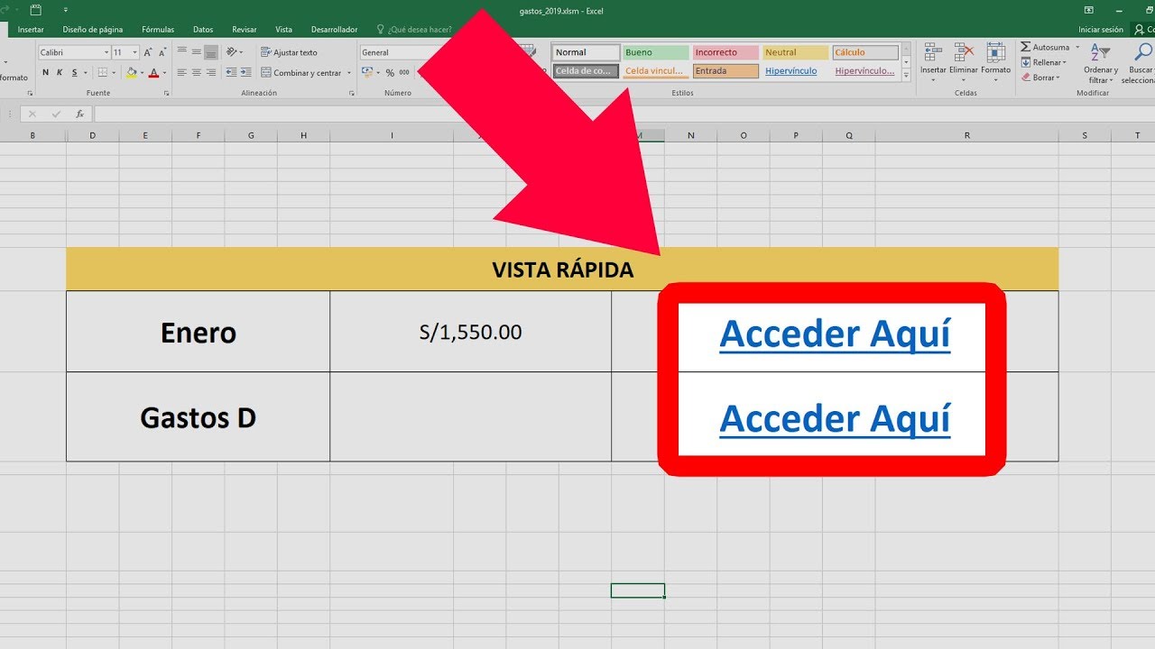 Como hacer listas en excel