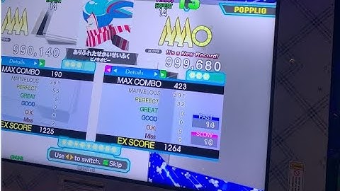 [DDR] ありふれたせかいせいふくESP 14 999,680 (-16p PB)