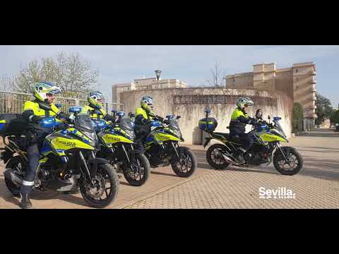 Nuevas motocicletas de la Policía Local de Sevilla