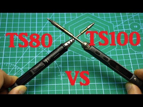 Новый Мега паяльник TS80 - полный обзор.
