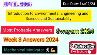 Introduction to Environmental Engineering and Science and Sustainability | Week 3 Quiz |Assignment 3 screenshot 4
