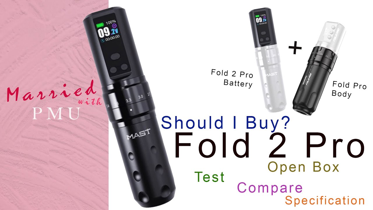Mast Fold 2 Pro против Fold Pro | Обзор и тестирование тату-машинки |