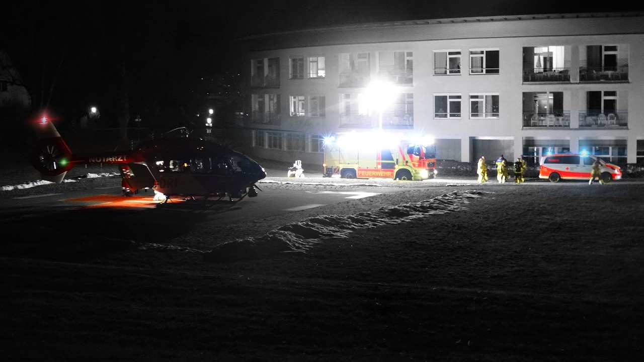 DRF Luftrettung | Takeoff Christoph 11 | D-HXFC | H145 | Christophsbad Göppingen | 07.02.2026