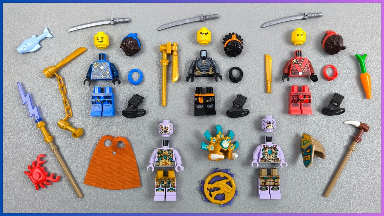 LEGO Ninjago The Keepers' Village Minifigures | Cole Jay Kai Chief Mammatus
